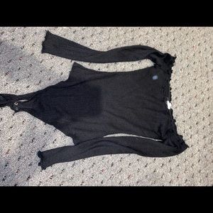 Garage cross shoulder body suit